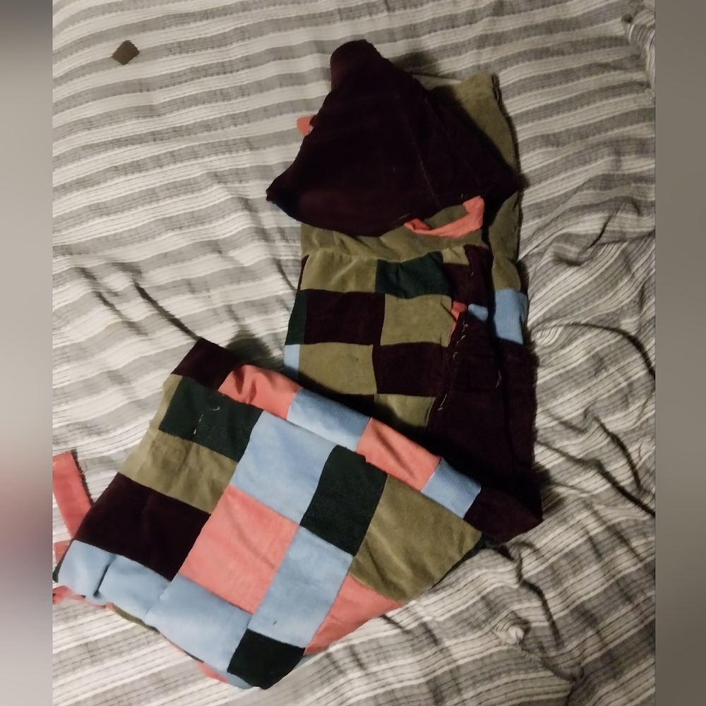 Patchwork upcycle pants - Picture 6 of 8
